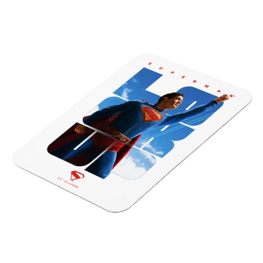 Magnet Flexible Superman regarde Pose (Côté Gauche)