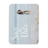 Magnet Flexible Superposition en lettres blanches | Enregistrer l' (Vertical)