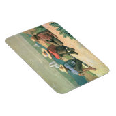 Magnet Flexible Sur la plage, 1875 (w/c) (Côté Droit)