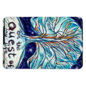 Magnet Flexible Sur la quête de ma vie - Arbre - Étoiles (Horizontal)