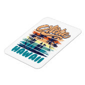 Magnet Flexible Surf - Aloha Hawaï (Côté Gauche)