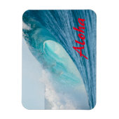 Magnet Flexible Surf baril vague cassant Aloha aimant (Vertical)