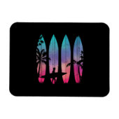 Magnet Flexible Surf de plage tropical Surf Surf Surf Océan (Horizontal)