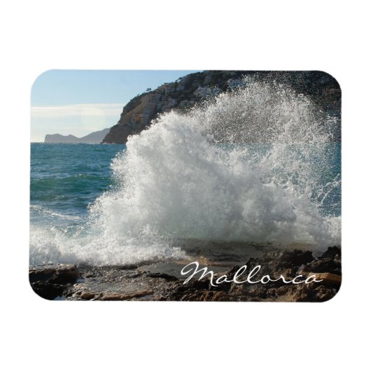 Magnet Flexible Surf en crashage, Majorque, Baléares (Horizontal)