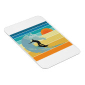 Magnet Flexible Surfer Dude Sunset Vintage (Côté Droit)