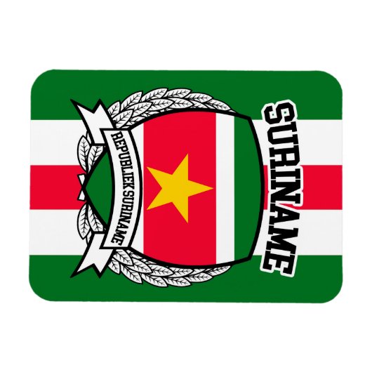 Magnet Flexible Suriname (Horizontal)