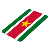 Magnet Flexible Suriname Flag (Côté Gauche)