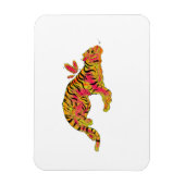 Magnet Flexible Surreal Neon Tiger (Vertical)