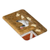 Magnet Flexible Sussex Chicken Mama Hen et Chicks (Côté Droit)