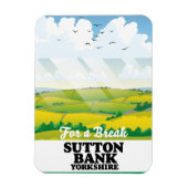 Magnet Flexible Sutton Bank yorkshire affiche voyage (Vertical)