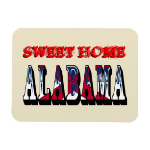 Magnet Flexible Sweet Home Alabama Aimant flexible