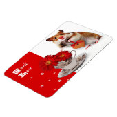 Magnet Flexible Sweet Love. Funny Hamster Cadeau de la Saint Valen (Côté Gauche)
