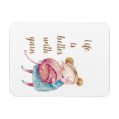 Magnet Flexible Sweet Yarn Lover (Horizontal)