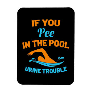 Magnet Flexible Swimmer Pee In The Pool