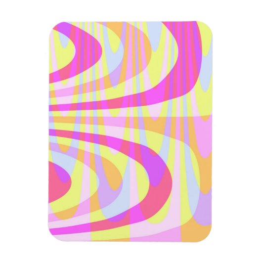 Magnet Flexible Swirls des années 70 (Vertical)