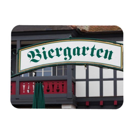 Magnet Flexible Symbole Biergarten, Allemagne (Horizontal)