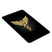 Magnet Flexible Symbole caducee polygonal or (Côté Droit)