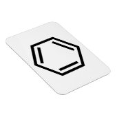 MAGNET FLEXIBLE SYMBOLE D'ANNEAU BENZENE (Côté Droit)