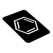 MAGNET FLEXIBLE SYMBOLE D'ANNEAU BENZENE (Côté Droit)