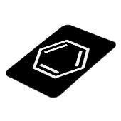 MAGNET FLEXIBLE SYMBOLE D'ANNEAU BENZENE (Côté Gauche)