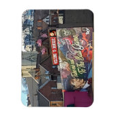 Magnet Flexible Symbole de Dubuque, Iowa avec drapeau américain (Vertical)