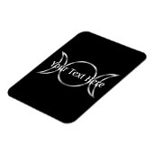 Magnet Flexible Symbole de la déesse triple de Falln Pagan (Côté Gauche)