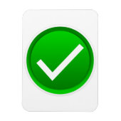 Magnet Flexible Symbole de la marque verte (Vertical)