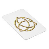 Magnet Flexible Symbole de la Sainte Trinité "3D" d'or 2 (Côté Droit)