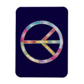 Magnet Flexible SYMBOLE DE PAIX Coloré (Vertical)