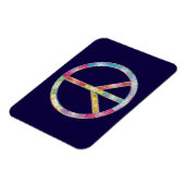 Magnet Flexible SYMBOLE DE PAIX Coloré (Côté Gauche)