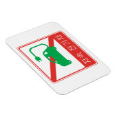 Magnet Flexible SYMBOLE DE ROUTE NO DE VÉHICULE NEV Coréen (Côté Droit)