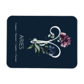 Magnet Flexible SYMBOLE D'Étoile Zodiaque Florale Moderne (Horizontal)