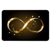 Magnet Flexible Symbole d'infini doré (Horizontal)