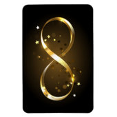 Magnet Flexible Symbole d'infini doré (Vertical)
