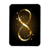 Magnet Flexible Symbole d'infini doré (Vertical)