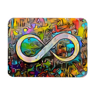 Magnet Flexible Symbole d'infini Sensibilisation sur l'autisme