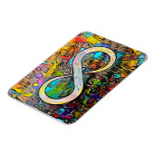 Magnet Flexible Symbole d'infini | Sensibilisation sur l'autisme N (Côté Gauche)
