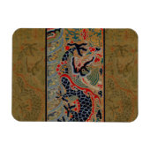 Magnet Flexible Symbole dragon chinois Antique asiatique (Horizontal)