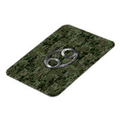 Magnet Flexible Symbole du cancer du zodiaque sur la caméra numéri (Côté Gauche)