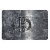 Magnet Flexible Symbole du Zodiaque de Libra dans le style argenté (Horizontal)