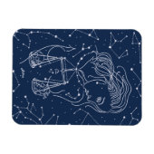 Magnet Flexible Symbole du zodiaque Libra (Horizontal)