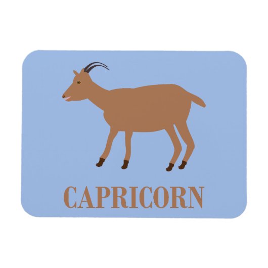 Magnet Flexible Symbole étoile Capricorne Chèvre (Horizontal)