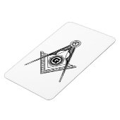 Magnet Flexible Symbole franc-maçonnerie (Côté Gauche)