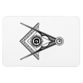 Magnet Flexible Symbole franc-maçonnerie (Horizontal)