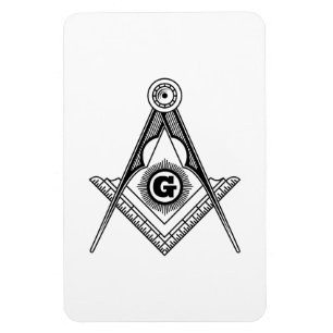 Magnet Flexible Symbole franc-maçonnerie