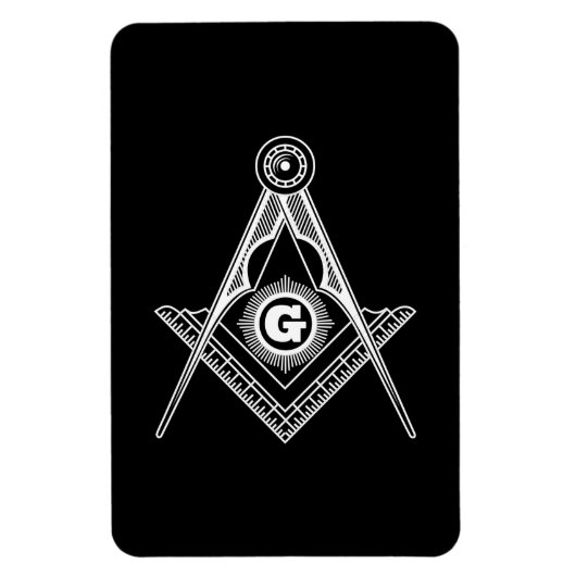 Magnet Flexible Symbole franc-maçonnerie (Vertical)