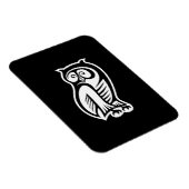 Magnet Flexible Symbole hibou blanc (Côté Droit)