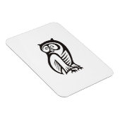 Magnet Flexible Symbole hibou noir (Côté Droit)