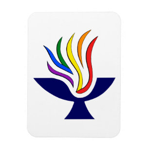Magnet Flexible SYMBOLE TVUC Logo Chalice flamboyante