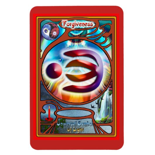 Magnet Flexible Symbole universel du pardon (Vertical)